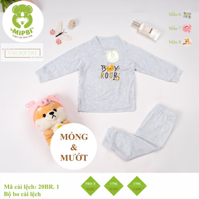 Bộ cài vai sợi tre Mipbi siêu mềm, mướt