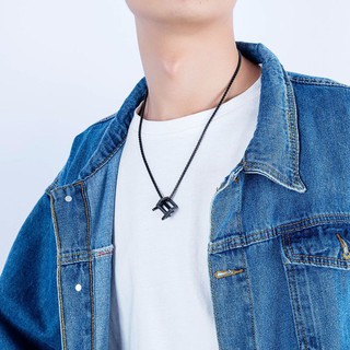 Dây Chuyền Nam Titan Ko Đen TT 2492