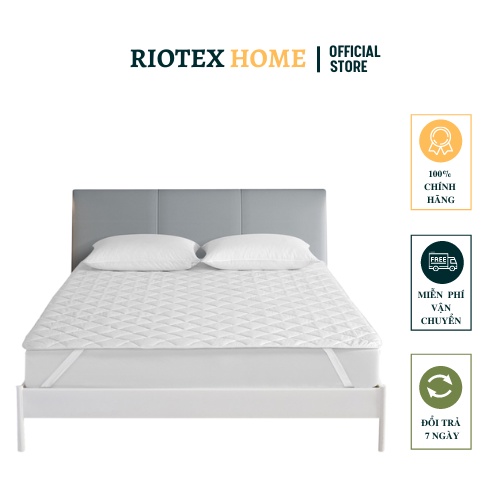 Tấm Lót Bảo Vệ Nệm - Đệm RIOTEX Vải Kate Chần Gòn Dày 7mm - Kích Thước 1m/1m2/1m4/1m6/1m8/2m