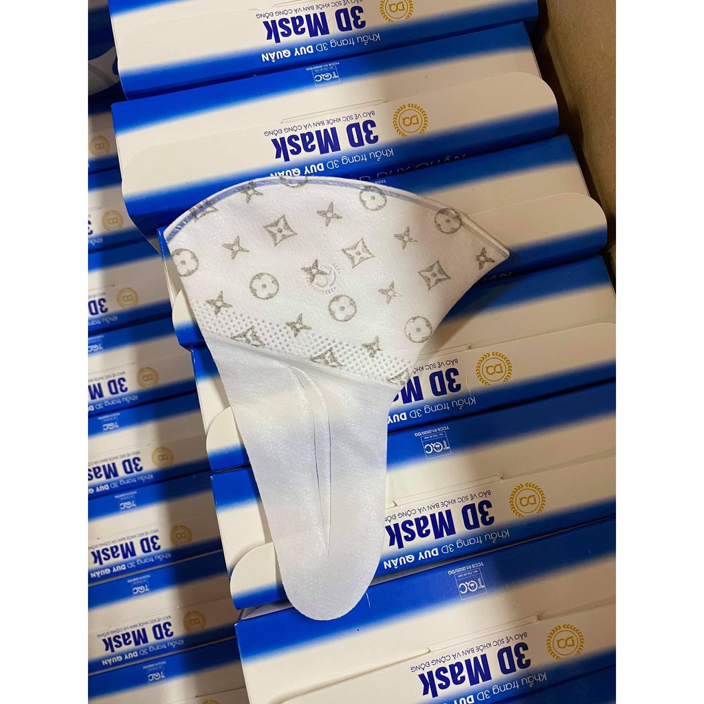 Khẩu trang 3D mask Duy Quân đóng hộp 50 cái - Hộp khẩu trang 3D mask xuân lai | BigBuy360 - bigbuy360.vn