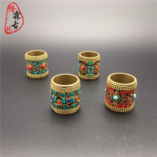 Nhẫn đồng phong cách retro