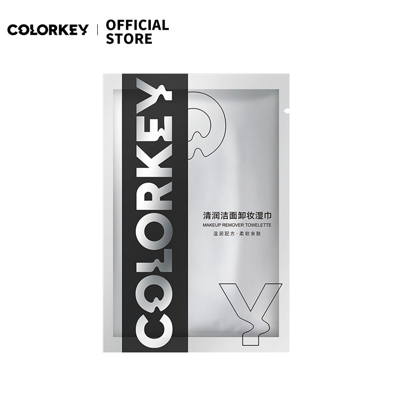 Khăn Tẩy Trang Colorkey Làm Sạch Sâu Nhẹ Nhàng 20g