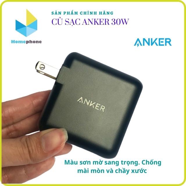 Củ Sạc Anker 30W Chính hãng. Bảo Hành 12 Tháng