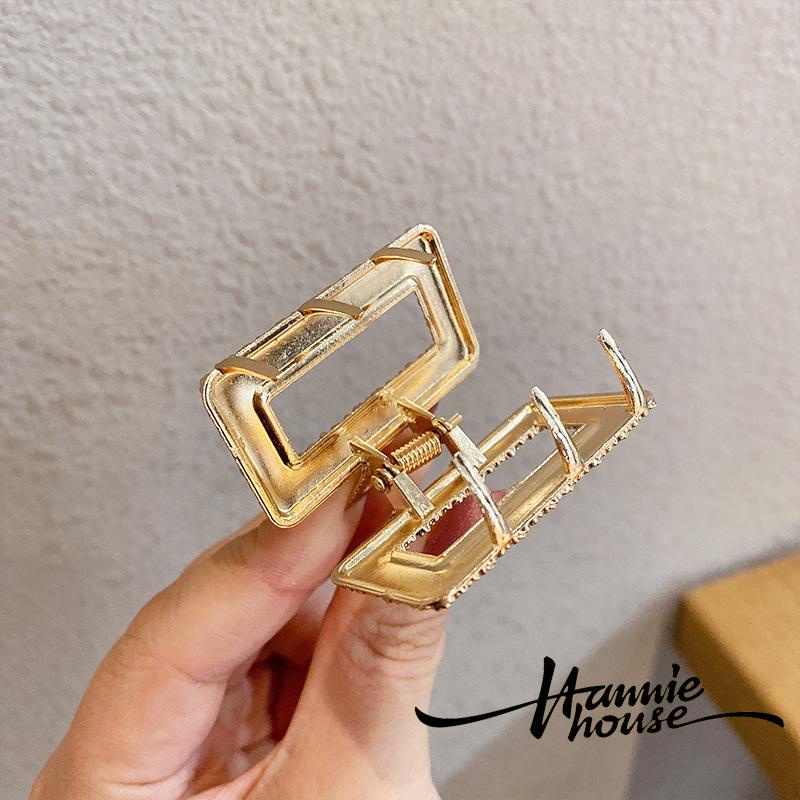 Kẹp tóc càng cua bằng kim loại chống trượt siêu bền thiết kế thời trang cho nữ