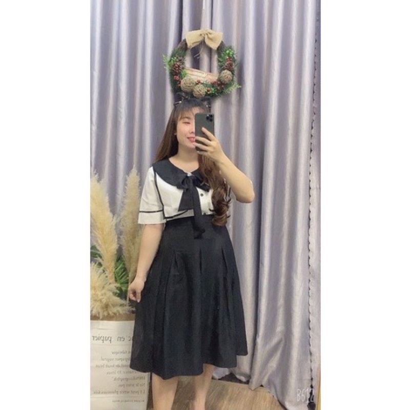 Sét Bộ Thủy Thủ Bigsize Quỳnh Anh 55kg Đến 100kg (M/L/XL/XXL)