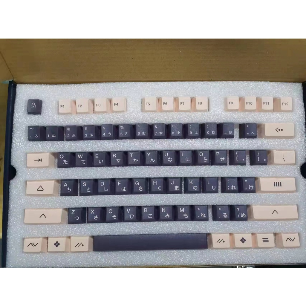 132 Keys Blissball keycap Cherry Profile PBT Sublimation Keycaps 61/64/68/87/96/104/108 for RK Keychron Logitech,RK68 Mechanical Keyboard DIY