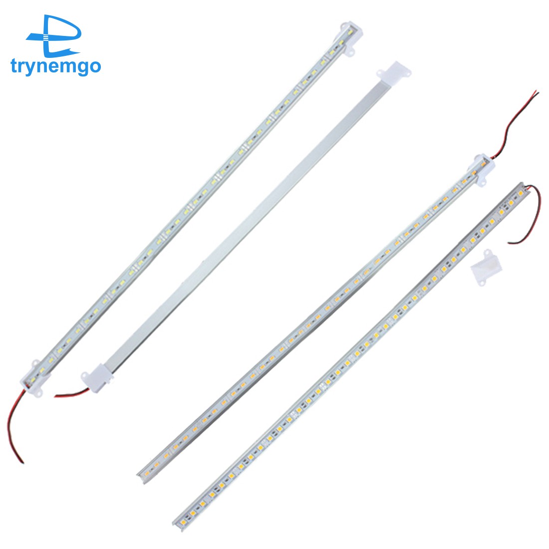 Dải cứng nhẹ có vỏ nhôm màu trắng 2x 50CM 12V 36LED 5630 SMD