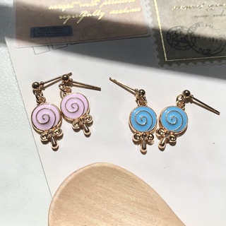 Khuyên tai little candies, bông tai kẹo mút nhỏ xinh mini Uchuu Store