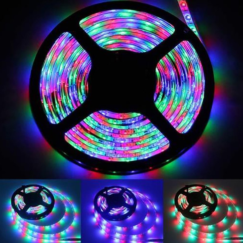 [baishangworshipwell♥]3.28-65.61ft 3528 SMD RGB 600LEDs LED Light Strip+44Key Remote Control