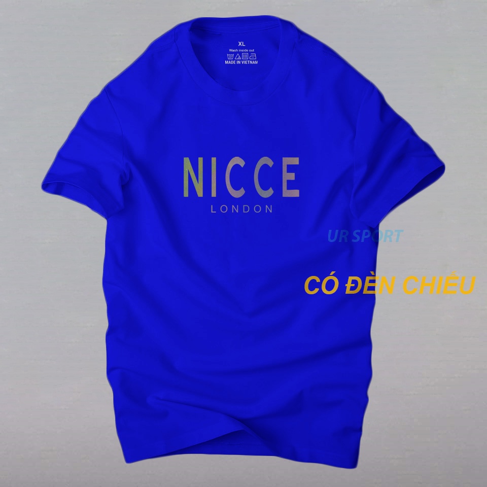 Áo phông nam tay ngắn cổ tròn chất thun cotton co giãn 4 chiều Nice phản quang 7 màu | ur sport