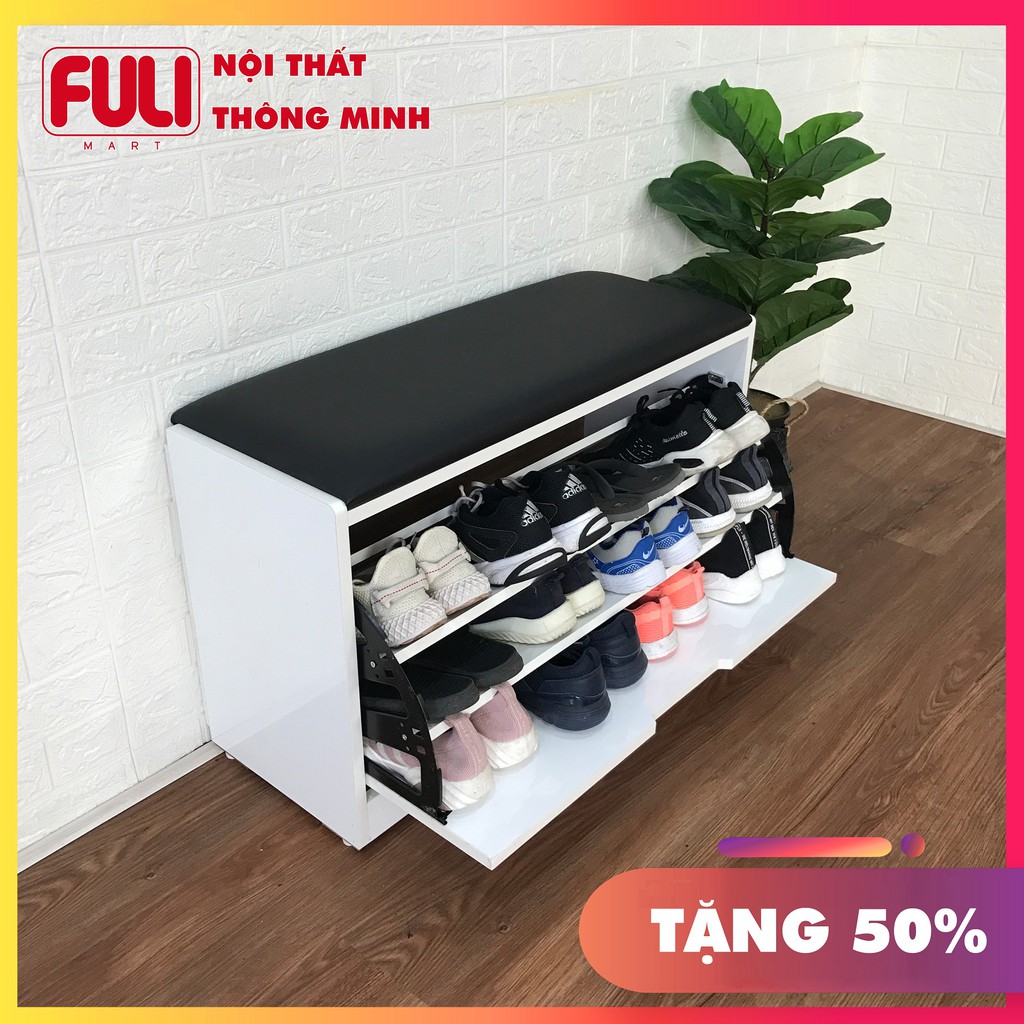 Tủ giày NHỎ GỌN [TẶNG 50%] | 3 ngăn để được 12 đôi giày | gỗ melamin chống trầy | tiết kiệm không gian | TG1A-T