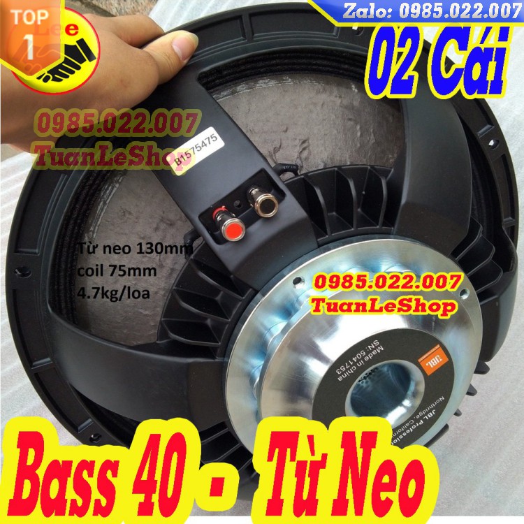 2 LOA BASS 40 NEO BI TIẾNG SÁNG COIL 75MM  - LOA  TỪ NEO BI JBLL