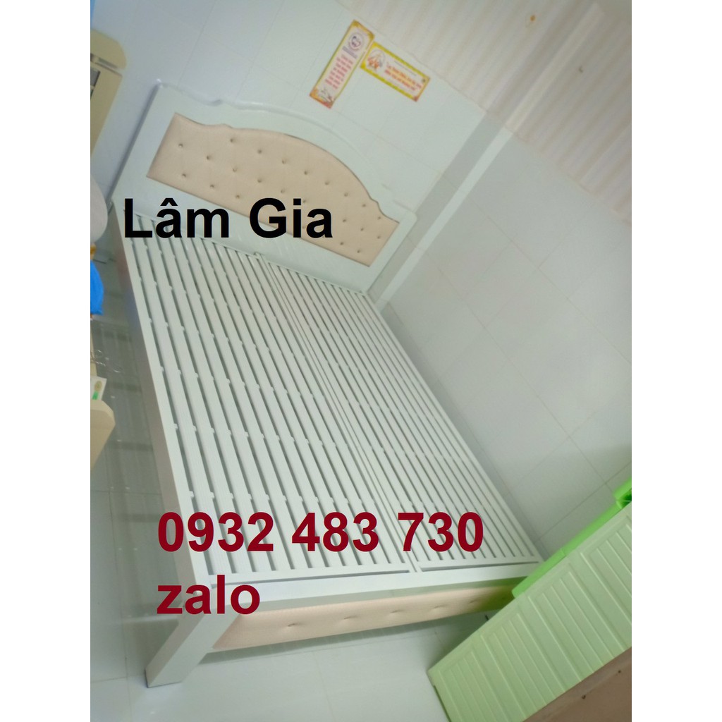 Giường sắt hộp 1m4x2m