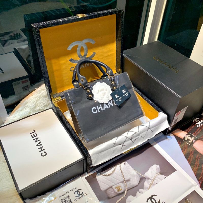 Túi xách nữ nhựa đen cao cấp