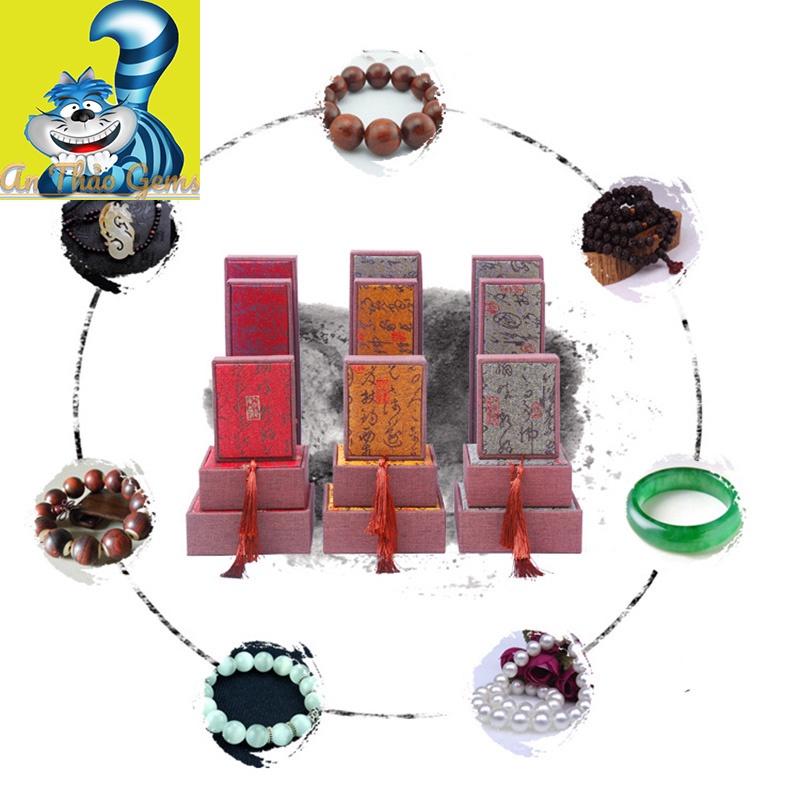 Hộp Gấm Đựng Trang Sức, Đựng Vòng Tay Phong Thuỷ