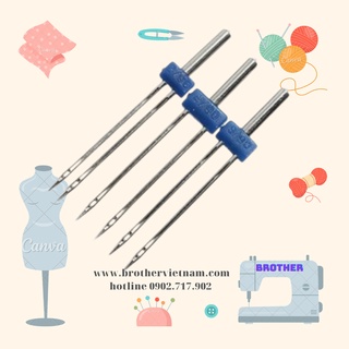 Cây gắn ống chỉ và kim đôi