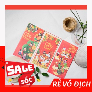 [Tặng Bao Kiếng] 2000 Bao Lì Xì Giá Sỉ 2021 Tết Việt - Được chọn mẫu
