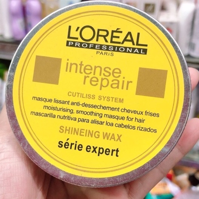 Gel tạo kiểu tóc Loreal intense repair shineing wax