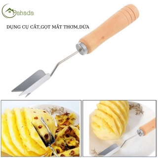 Dụng cụ cắt gọt mắt thơm,dứa PAHADA, hình chữ v,inox cắt mắt thơm,dứa siêu nhanh,tiện dụng