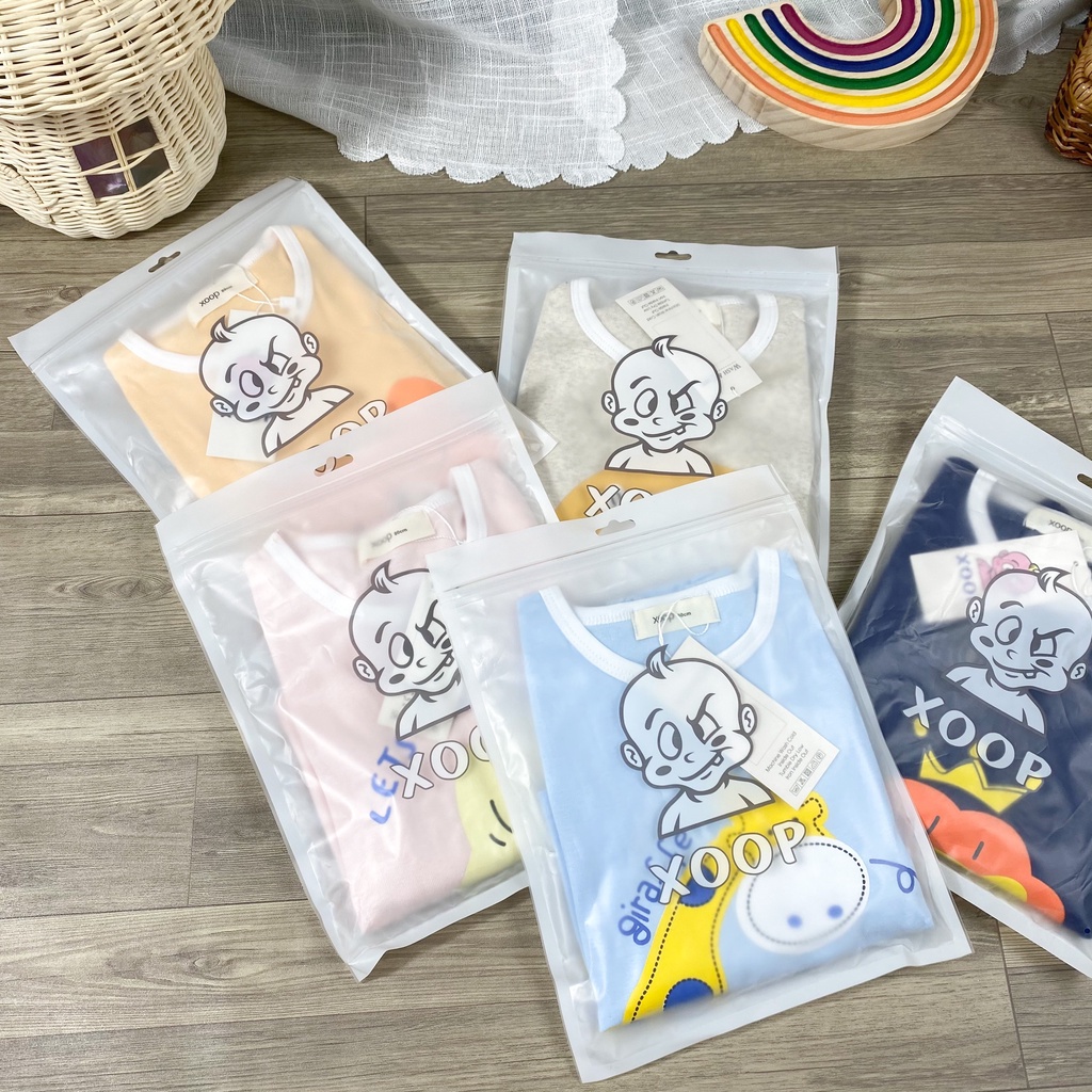 [SALE] Bộ Ba Lỗ Bé Gái, Bé Trai Minky Mom Vải Cotton Borip Động Vật Cổ Viền, Áo Thun 3 Lỗ Cho Bé Mặc Hè MKM3LO2202