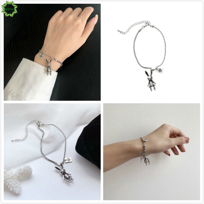 Vòng Tay Hợp Kim Mặt Hình Thỏ Xinh Xắn Cho Nữ | BigBuy360 - bigbuy360.vn