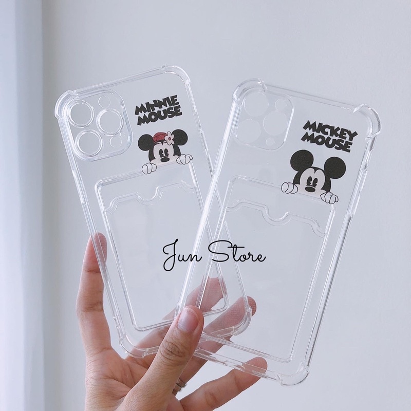 Ốp lưng đựng ảnh, nhét thẻ, để card chất silicon siêu dày dặn, bảo vệ máy tốt