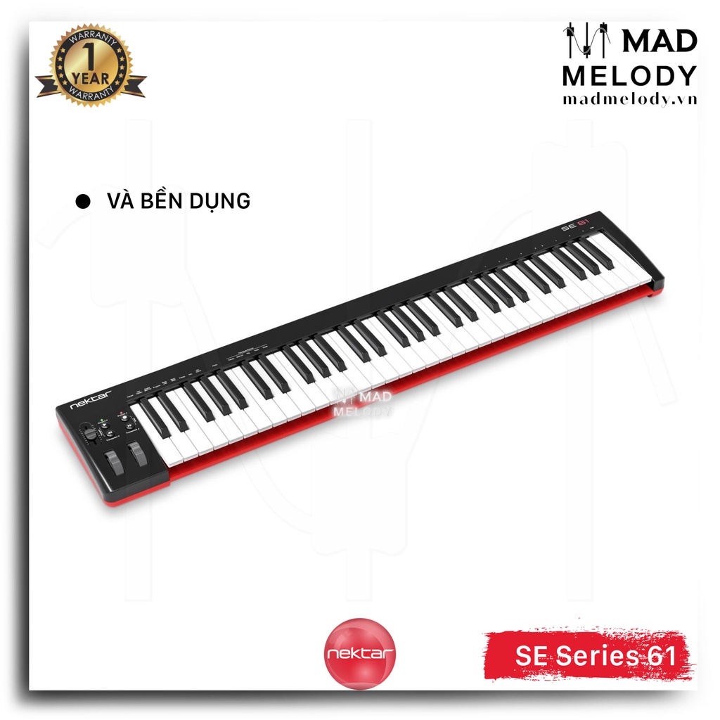 Nektar se61 61-key usb midi keyboard controller đàn soạn nhạc 61 phím, - ảnh sản phẩm 5