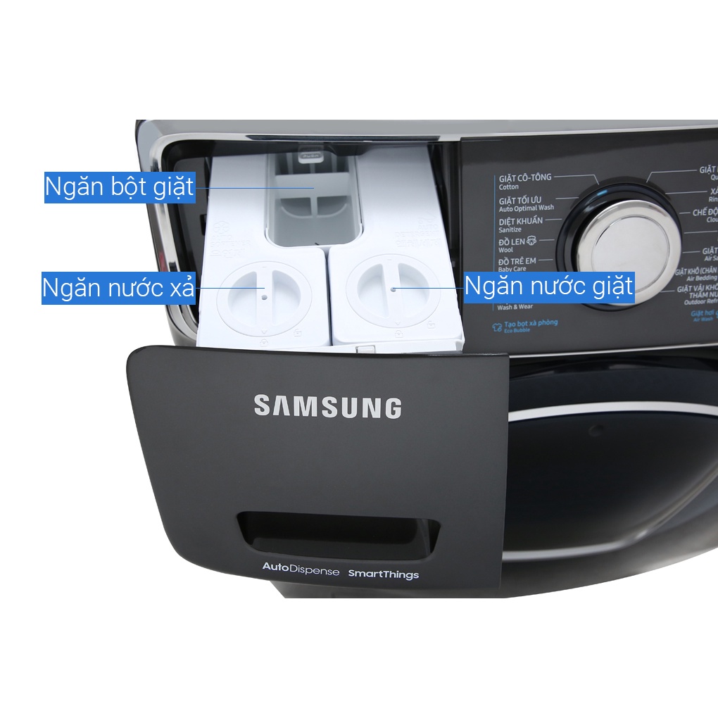 Máy giặt sấy Samsung Add Wash Inverter 19 kg WD19N8750KV/SV - Điện Máy Tại Kho