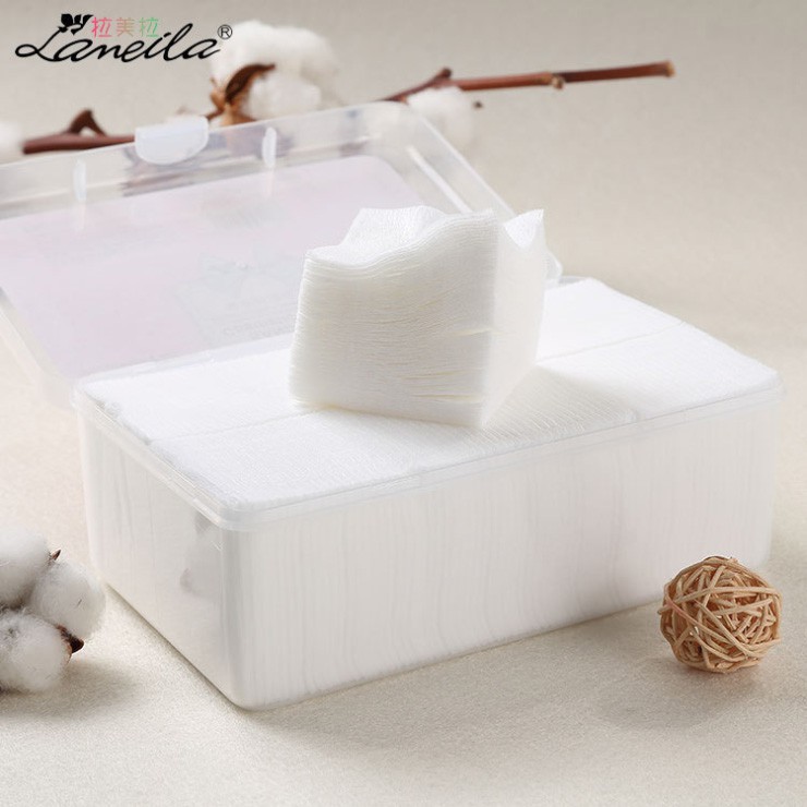 Bông Tẩy Trang 1000 Miếng Lameila - Bông Thấm Toner Nội Địa Trung Cotton Pads Mỏng Dai  BTT1000