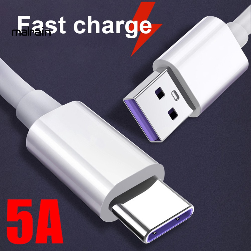 Dây cáp sạc nhanh Type C có cổng USB 5A tiện dụng cho 0-6 File 977