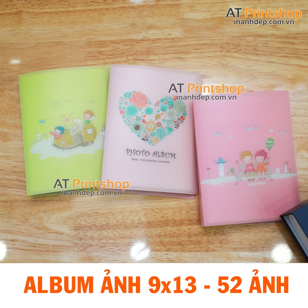 Album đựng ảnh 9x12, 13x18 bìa nhựa - 52 ảnh