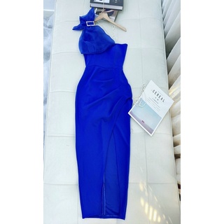 Đầm body cát nhật lệch vai