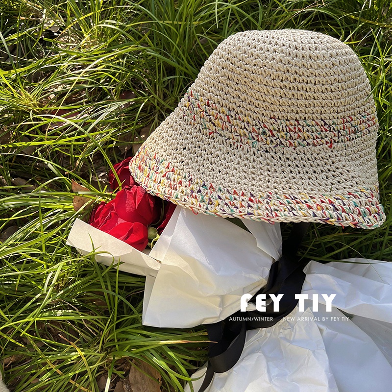 Nón tai bèo che nắng phong cách bohemian thời trang xuân hè cho nữ