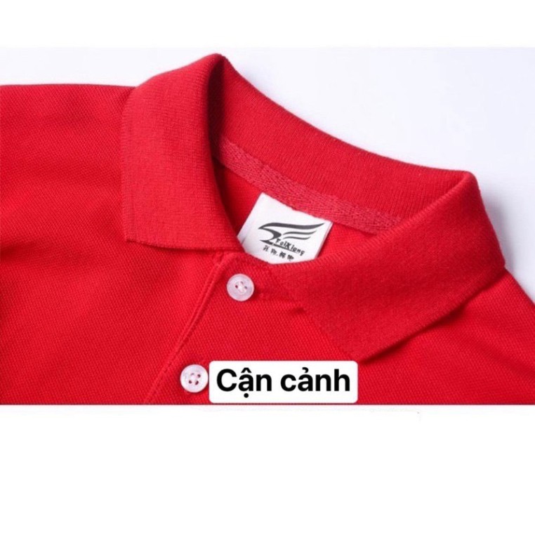 Áo Phông Polo Hàng Quảng Châu Cao Cấp Màu Trơn Bé Trai 13-30kg (A03)