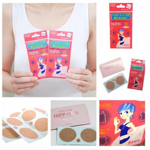 Set 12 miếng dán che ngực NIPP- nội địa Nhật Bản