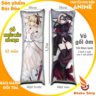 {48 mẫu Dakimakura}Vỏ Gối ôm Anime Fate Grand Order Fate stay night siêu to dài 1,5mx50cm hàng có sẵn đặt theo yêu cầu