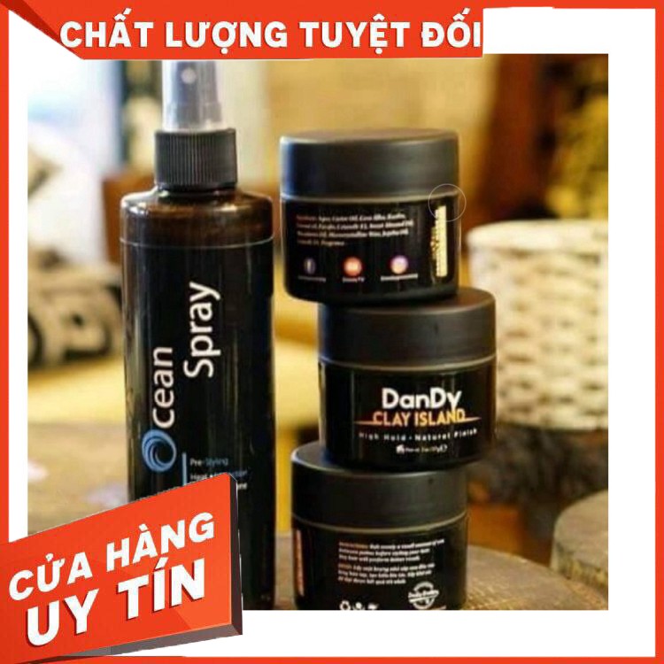 [ CHÍNH HÃNG ] Sáp Vuốt Tóc DanDy Clay Island 57g