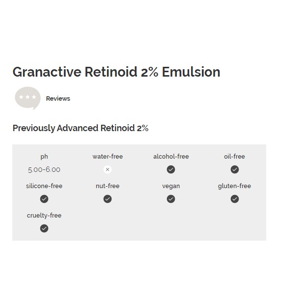 The Ordinary Granactive Retinoid 2% Emulsion -Tinh chất kháng mụn, lão hoá Retinol T