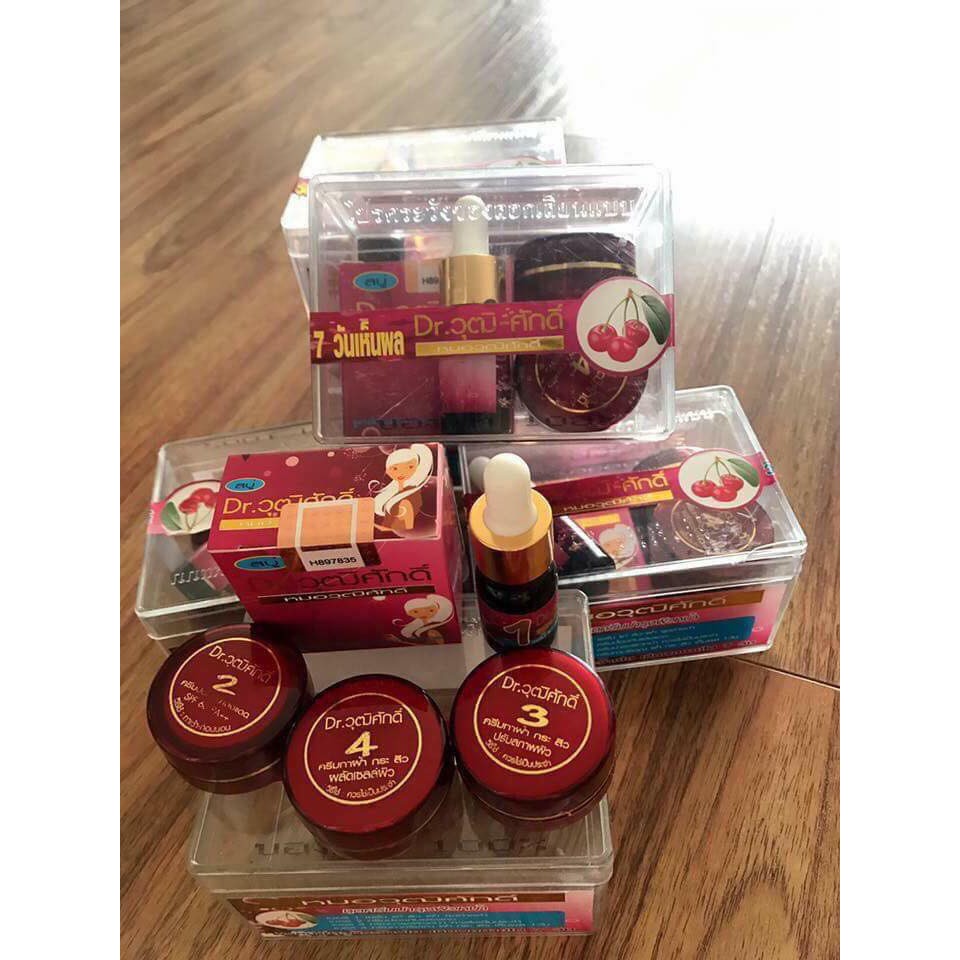 Set Xà Bông Yanhee Thái Lan (Màu Đỏ)
