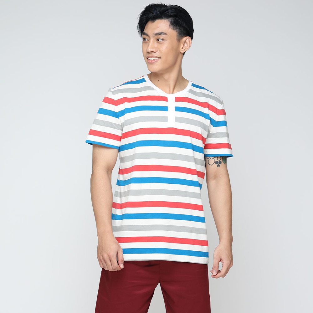 Áo T - shirt Nam Jockey USA Originals Sọc Ngang - J1126