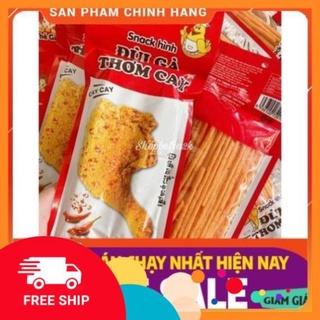 Gói snack hình đùi gà giòn