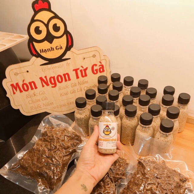 Muối chấm gà lá chanh Hạnh Gà