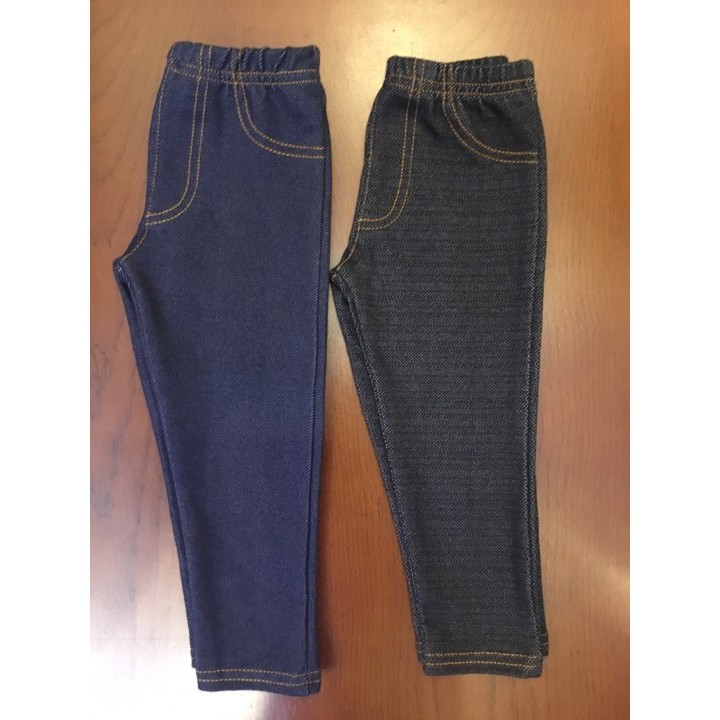 Quần legging giả jean bé gái/bé trai