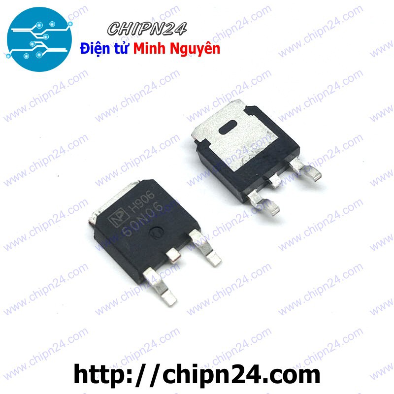 [2 CON] Mosfet Dán 60N06 TO-252 47A 60V Kênh N (SMD Dán) (NPD60N06 NPD 60N06)