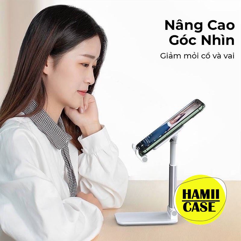 (Sản Phẩm Có Tuổi Thọ Trên 10 Năm) Giá đỡ Để Điện Thoại 360, iPad Khung Gấp Gọn, Góc Xoay Linh Hoạt