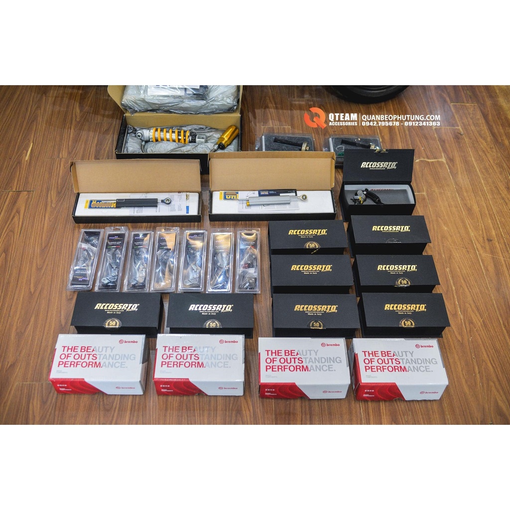 Cùm Côn dây chính hãng Accosato - Italy. Lắp đặt cho các dòng xe Motor Côn tay và xe ga Honda SH/ Vario/ YAMAHA NVX