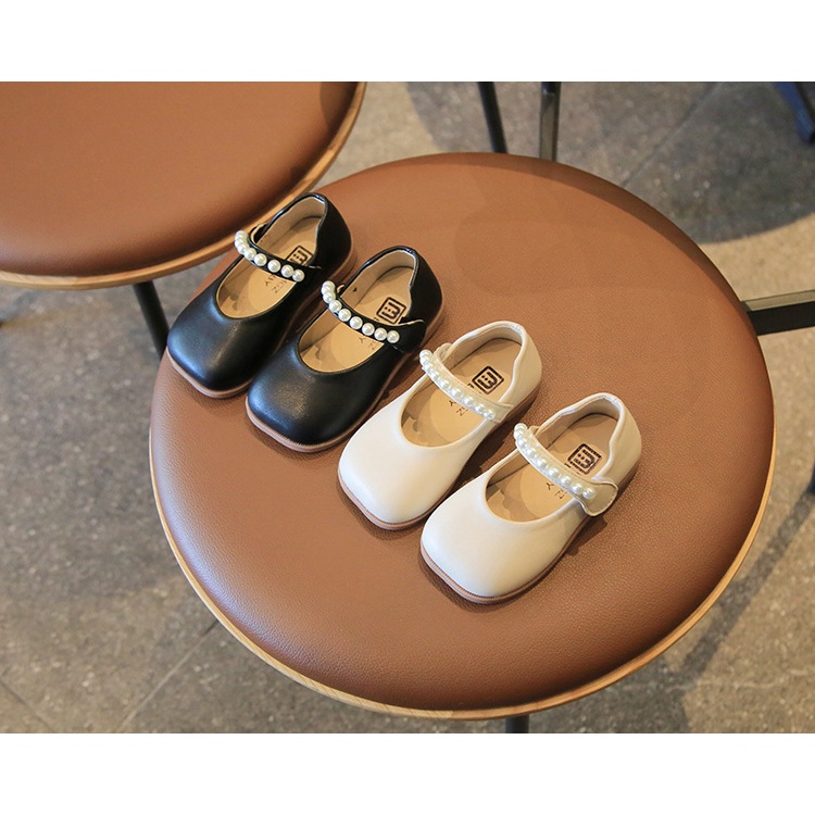 Giày  búp bê cho bé đế mềm,Giày bít quai dán và gắn nơ dễ thương Hàng Chính Hãng MGbay MSP V290