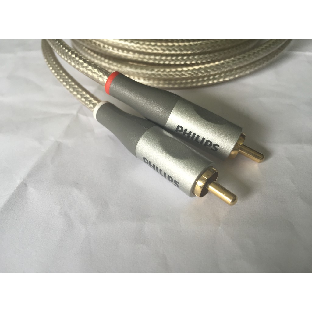 Dây AV Philips 1 ra 2 1,8m (hàng bãi chuẩn - dây mới - bền đẹp )