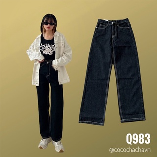 #Q983CS & #Q1316CS quần jeans ống suông