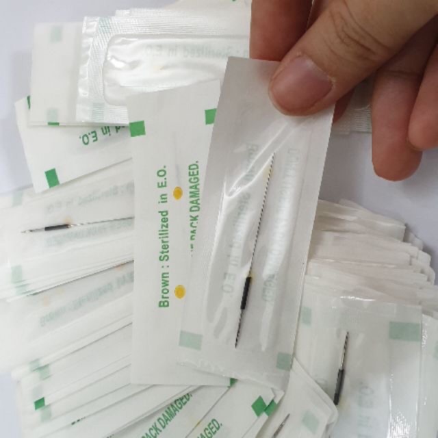 100 kim 3 tròn phun xăm